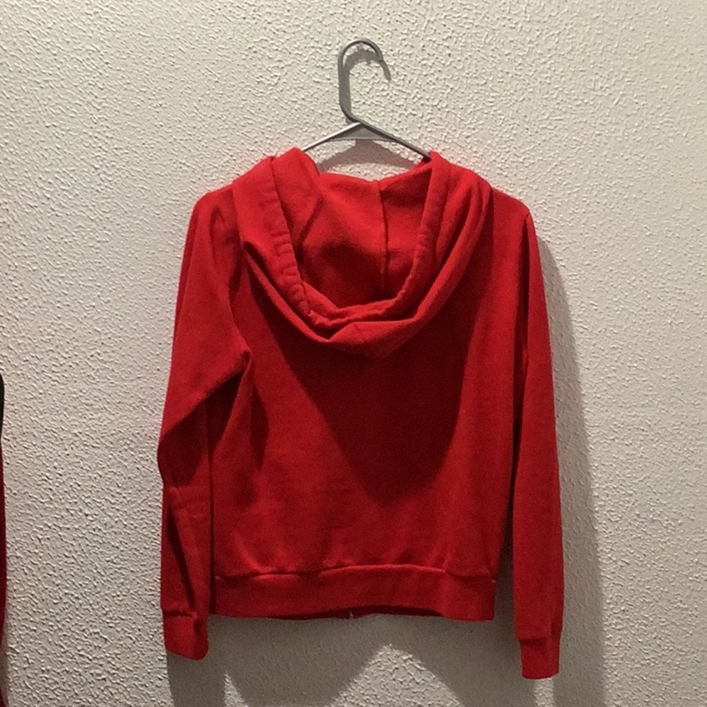 PINK Victoria secret Zip-up hoodie XS red - Picture 2 of 3